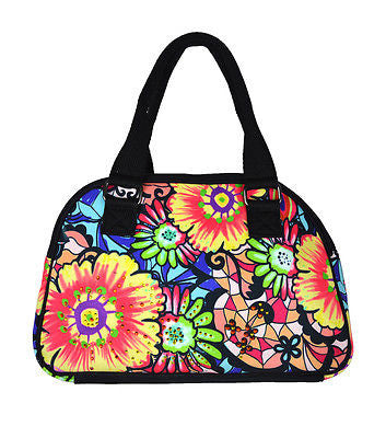Multicolored Shoulder Bag With Floral Print - TATTOPANI