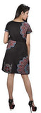 Feather Pattern Short Sleeve Summer Dress - craze-trade-limited