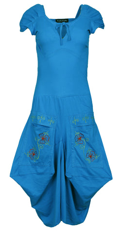 Embroidery Short Sleeve Dress