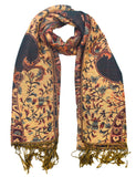 Ladies Multicolored floral Pattern Scarves & Winter Wraps Shawls