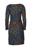 Copy of womens-long-sleeve-dress-with-all-over-mandala-print-evening-dress