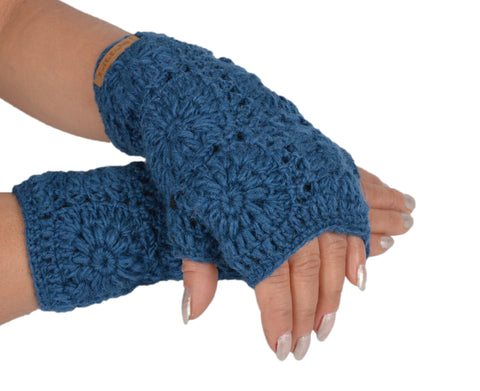 Women's woolen hand warmer fleece lined knitted winter handwarmers - craze-trade-limited