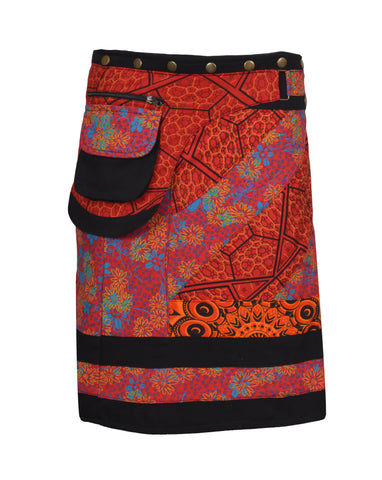 cotton skirt with pockets