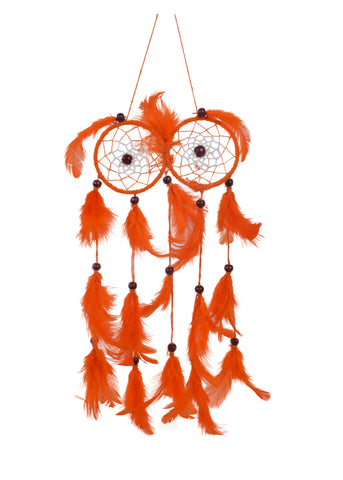 Handmade Owl Design Dream Catcher Net With feathers - craze-trade-limited