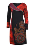 Copy of Copy of womens-long-sleeve-dress-with-embroidery-and-floral-print-evening-dress-1