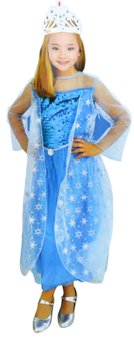 Princess Elsa Dressing Up Costume (4 to 6 y.o.)(ELS-01) - craze-trade-limited