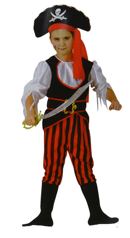 Children Pirate Dress up Costume (7 to 10 years)(PIR-01) - craze-trade-limited