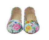 Floral Pattern Girl's Colorful Slip-On Ballerina flat Shoes - TATTOPANI Fashion