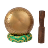 Meditation Tibetan Singing Bowl with Special Etching and protective pouch- SING-SP-IC(BAJ-8)-1