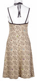 Ladies Summer Slip Dress With Flower Pattern Print. - TATTOPANI