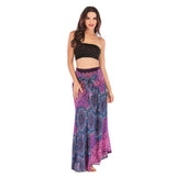Womail Women Skirt Summer Fashion Long Hippie Bohemian Gypsy Boho Flowers Elastic Waist Floral Halter Skirt  2020  f10