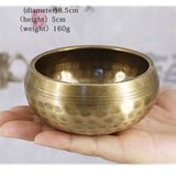 Brass Chime Bronze Qing Buddha Sound Bowl Nepal Tibet Chant Yoga Meditation Chanting Bowl Handicraft Sanskrit Brass Singing Bowl