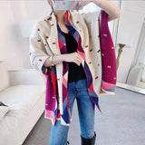 Luxury brand Winter New Carriage Scarf Warm Shawl Thicken Tassels Horse cashmere-like fashion show poncho cape womens pashmina