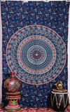 CAMMITEVER 2017 Latest Blue Yogo Mat Round Mandala Indian Hippie Boho Tapestry Beach Picnic Throw Towel  Blanket Home Decor - craze-trade-limited