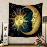 Bohemian Colorful Tapestry Psychedelic Indian Sun Tapestry Hippie Home Decor Tapestry Wall Hanging Camping Tent Travel Sleeping - craze-trade-limited
