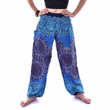 TATTOPANI Thai Harem Trousers Boho Festival Hippy Smock High Waist Pants Summer Casual Loose Long pants