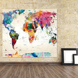 Top World Map Indian Tapestry Hippie Wall Hanging Tapestries Boho Bedspread Beach Towel Yoga Mat Blanket Table Cloth - craze-trade-limited